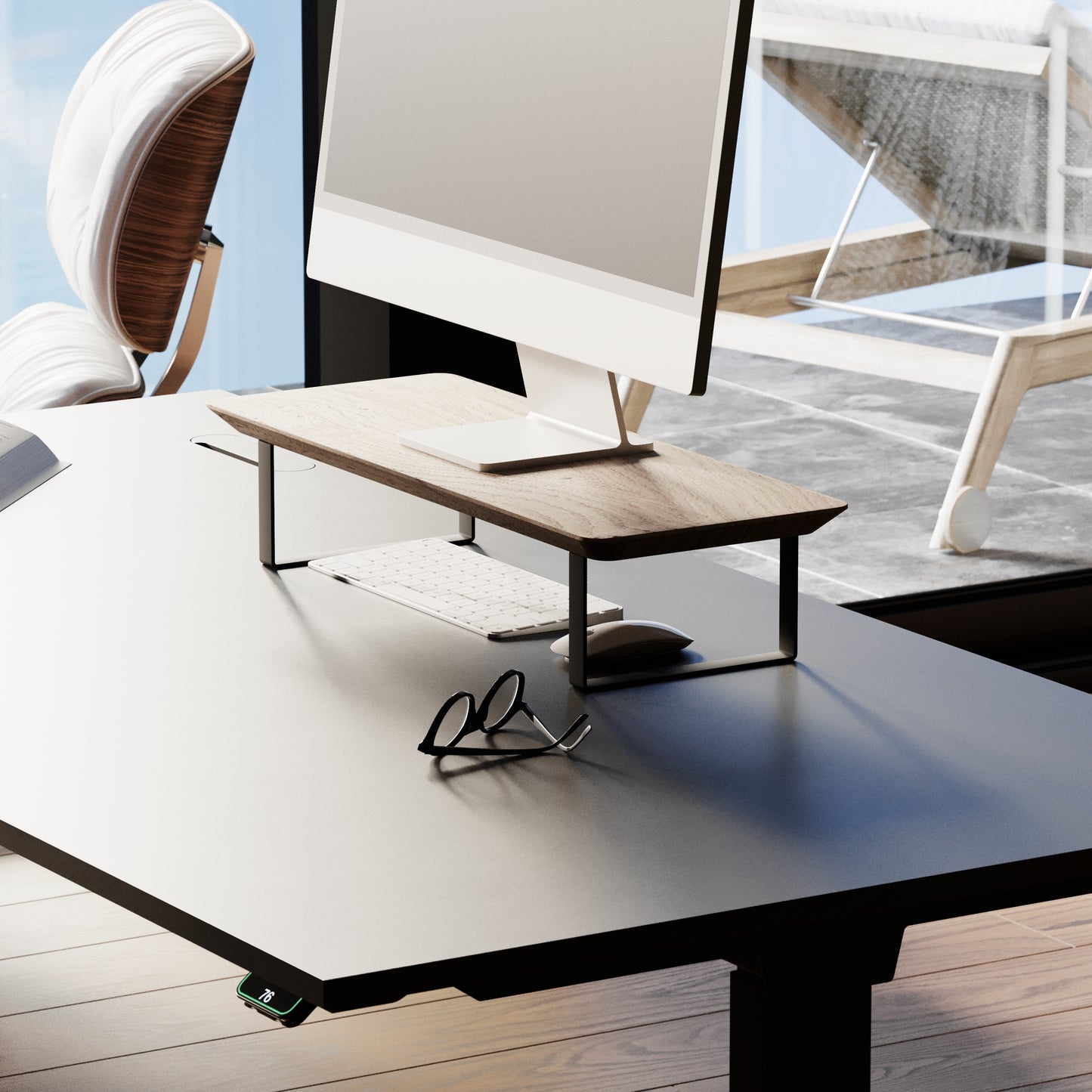 Monitor Shelf - Fin
