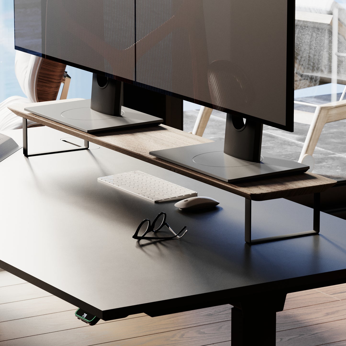 Monitor Shelf - Fin