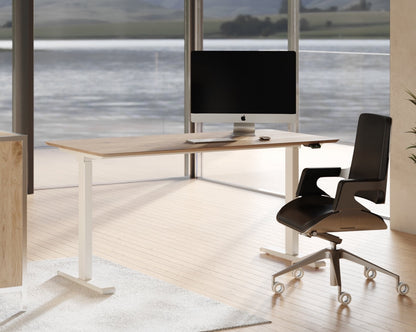 Lagom – Premium Height-Adjustable Solid Wood Desk