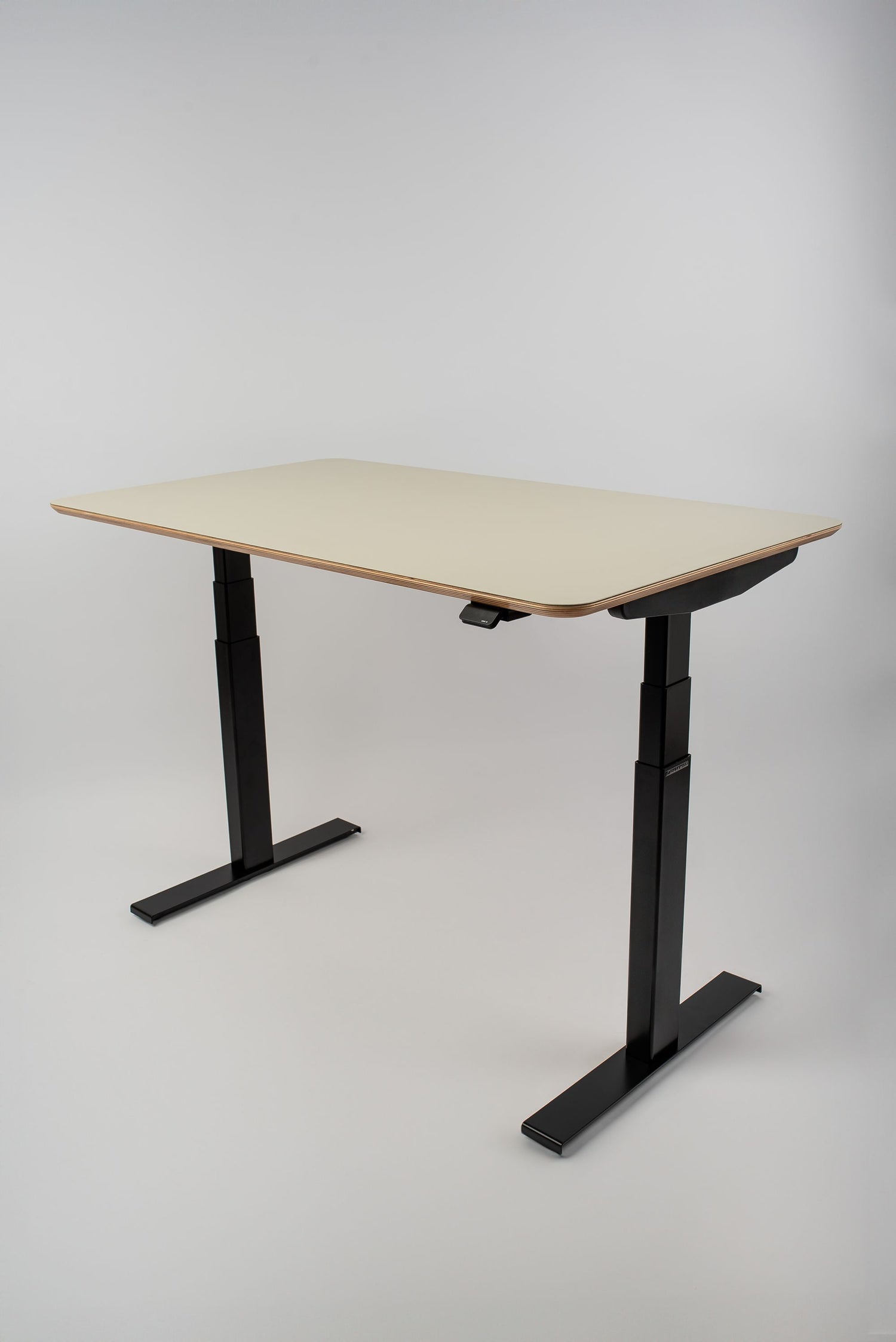 Höhenverstellbarer Schreibtisch sofort verfügbar - Tystnad 120x70 Mushroom