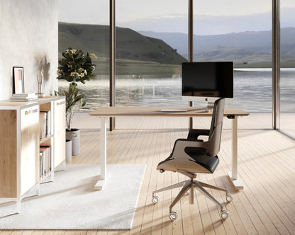 Lagom – Premium Height-Adjustable Solid Wood Desk