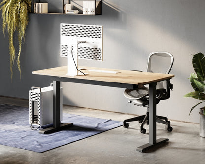 Lagom – Premium Height-Adjustable Solid Wood Desk