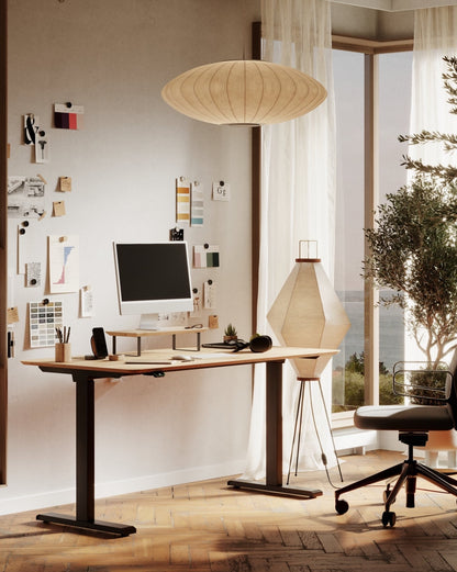Lagom – Premium Height-Adjustable Solid Wood Desk