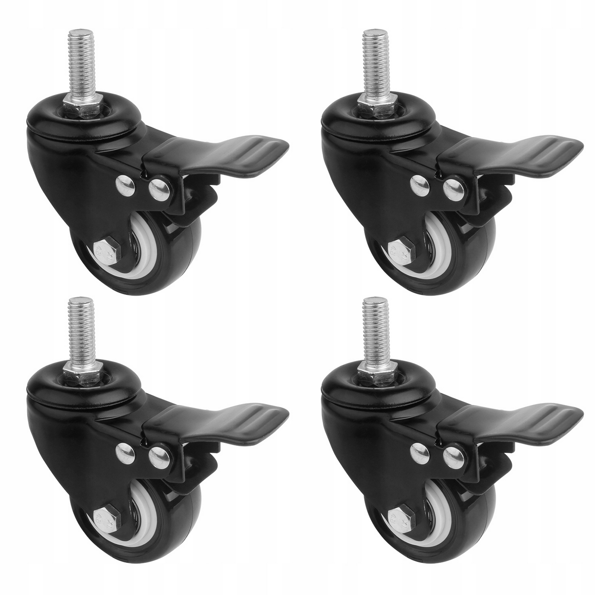 Rollen mit Bremsen – Mobilität für Ihren Schreibtisch